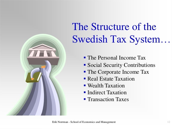 The swedish tax system