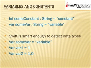 The Swift Programming Language with iOS App | PPT
