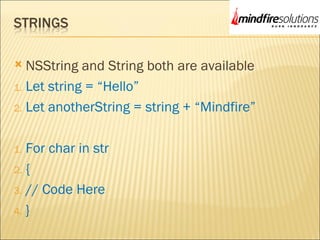 The Swift Programming Language with iOS App