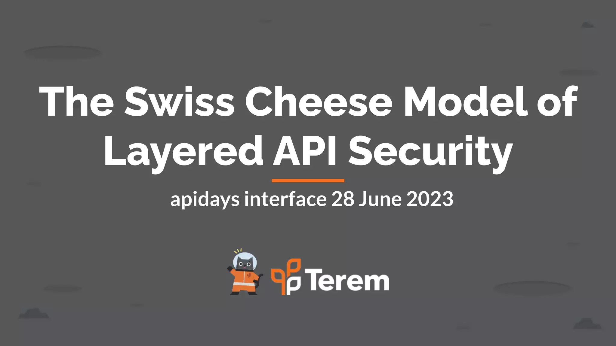 INTERFACE by apidays 2023 The Swiss Cheese Model of Layered API
