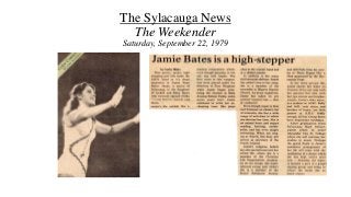 The Sylacauga News
The Weekender
Saturday, September 22, 1979
 