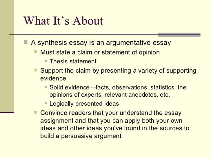 essay synthesis essay example and definition at kingessays with writing a thesis for a synthesis essay ap central synthesis and academic synthesis essay new thesis