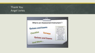 Developing Assessment Instruments | PPTX