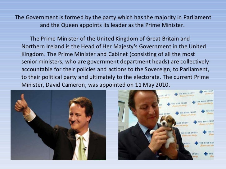 The system of government in Great Britain