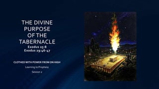 The tabernacle of moses | PPTX