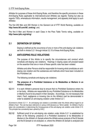 ITTF Rules 2020