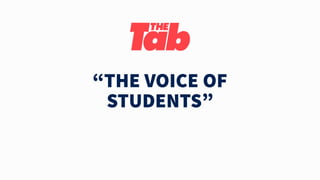 “THE VOICE OF
STUDENTS”
 