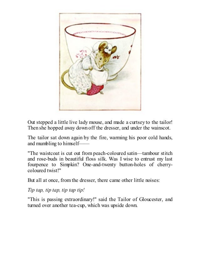 beatrix potter the tailor of gloucester book beatrix potter the tailor of gloucester book