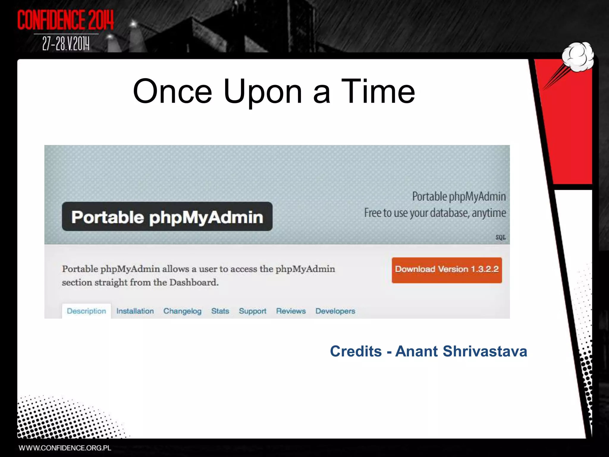 Once Upon a Time
Credits - Anant Shrivastava
 