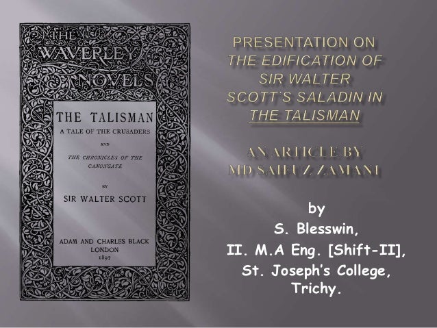 The Talisman By Sir Walter Scott