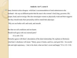 The taming of the shrew act 5 by souad | PDF