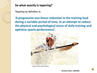The Taper Effect - The art and science of coaching | PPT