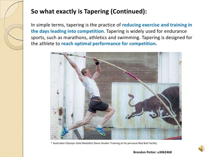 The Taper Effect The art and science of coaching