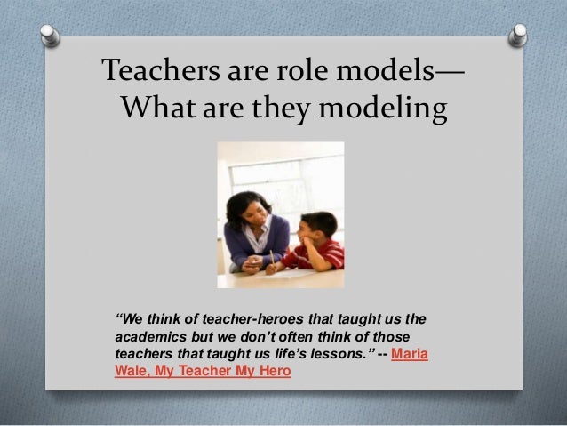 teacher as role model essay