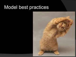 Model best practices
 