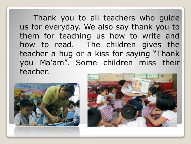 Why i love my teacher essay image