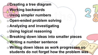 Treeing Math The Teaching of Mathematics | PPTX