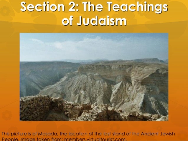 The Teachings Of Judaism