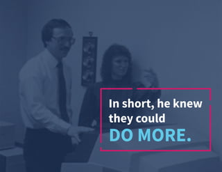 © 2020 TEAM Software | v. 2.2 | Last Updated: 10.2020
In short, he knew
they could
DO MORE.
 