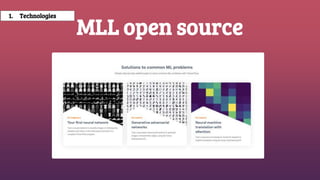 MLL open source
1. Technologies
 
