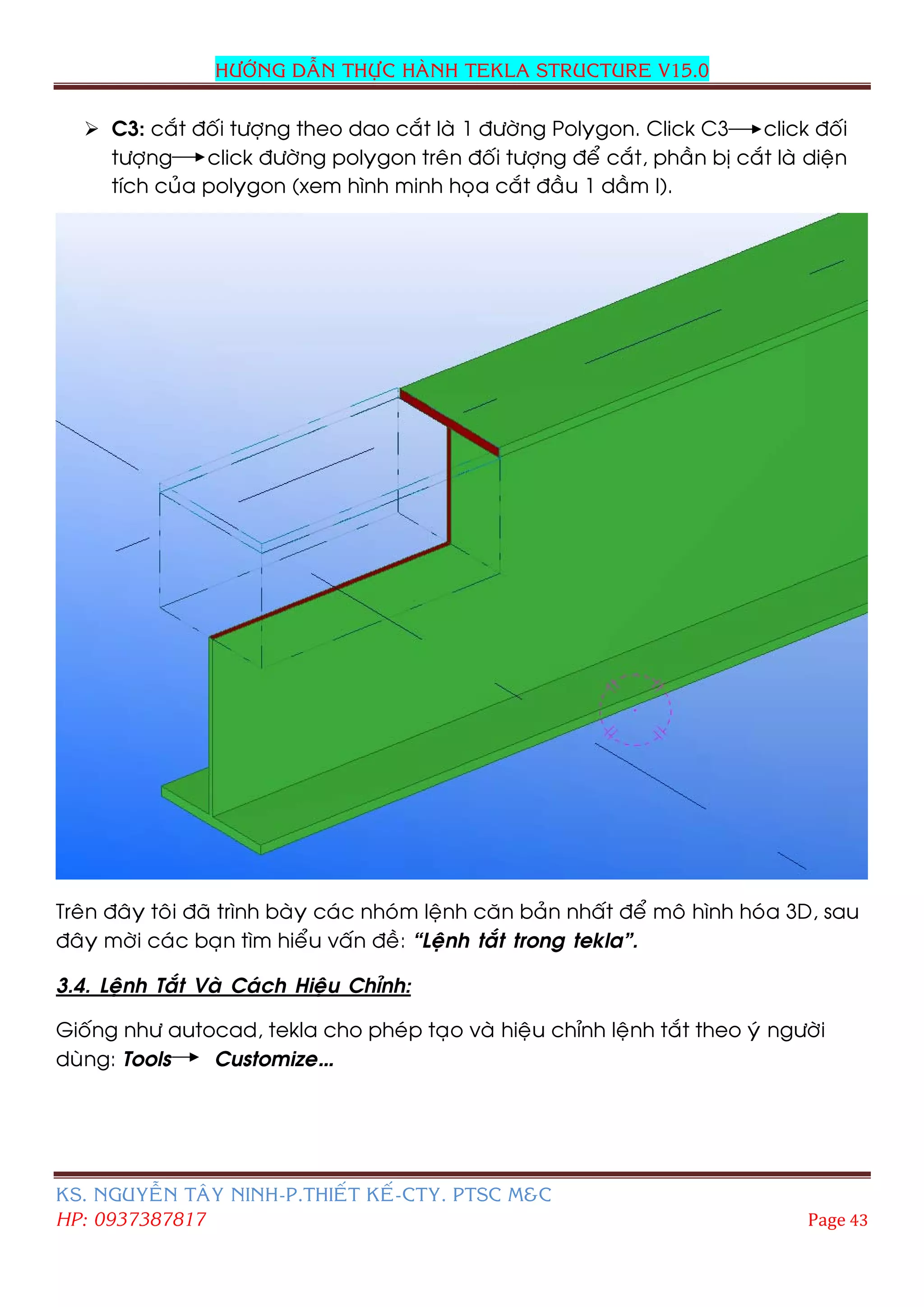 The tekla training guide | PDF