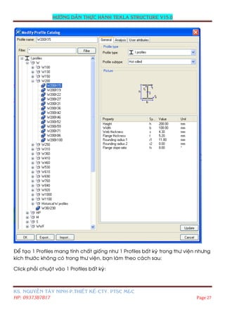 The tekla training guide | PDF