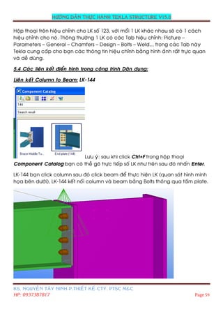 The tekla training guide | PDF