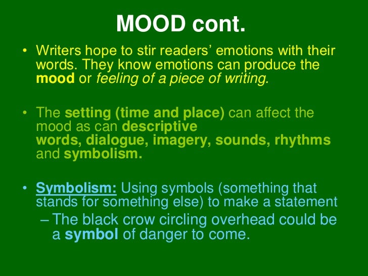 Tell tale heart mood