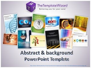 http://www.thetemplatewizard.com/powerpoint-template/presentation-templates/abstract-and-background
 