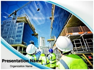 Construction & Real Estate PowerPoint Template - Real Estate PPT ...