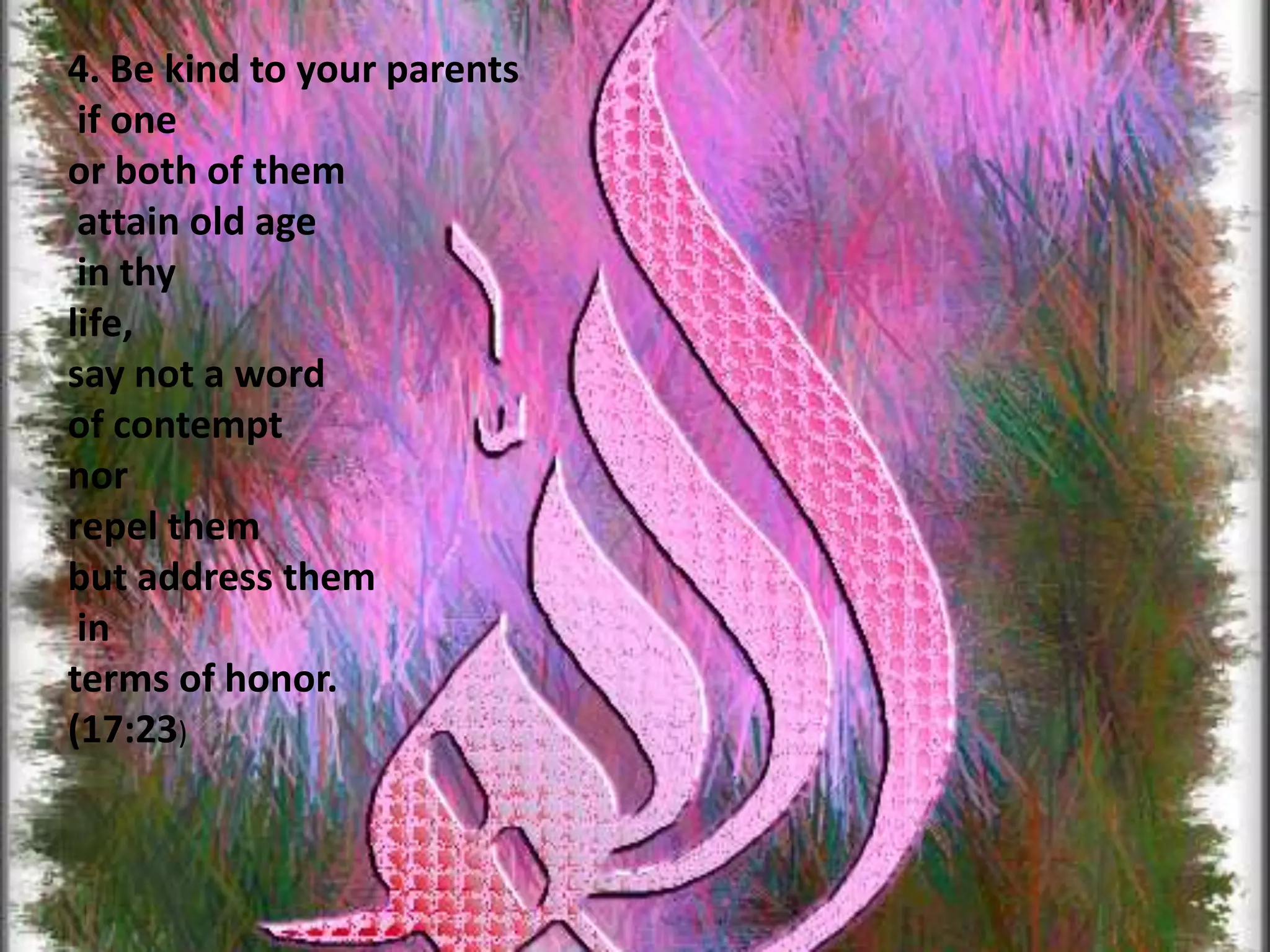 The Ten Commandments in Islam PPT