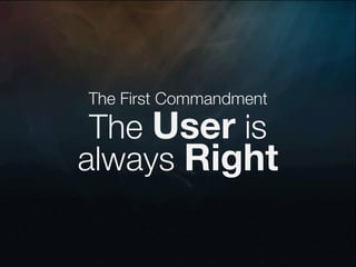 The Ten Commandments Of User Experience