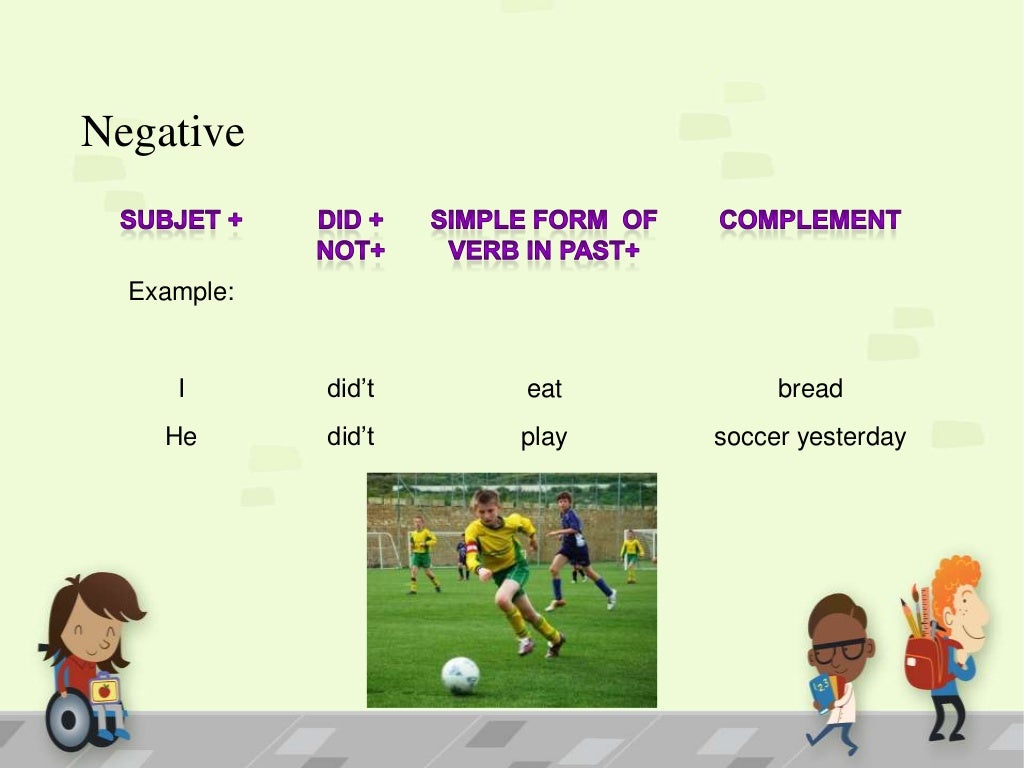 The simple present, simple past and future