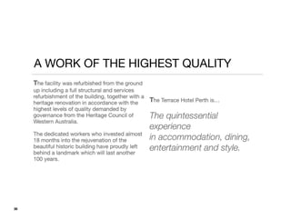 The Terrace Hotel Perth