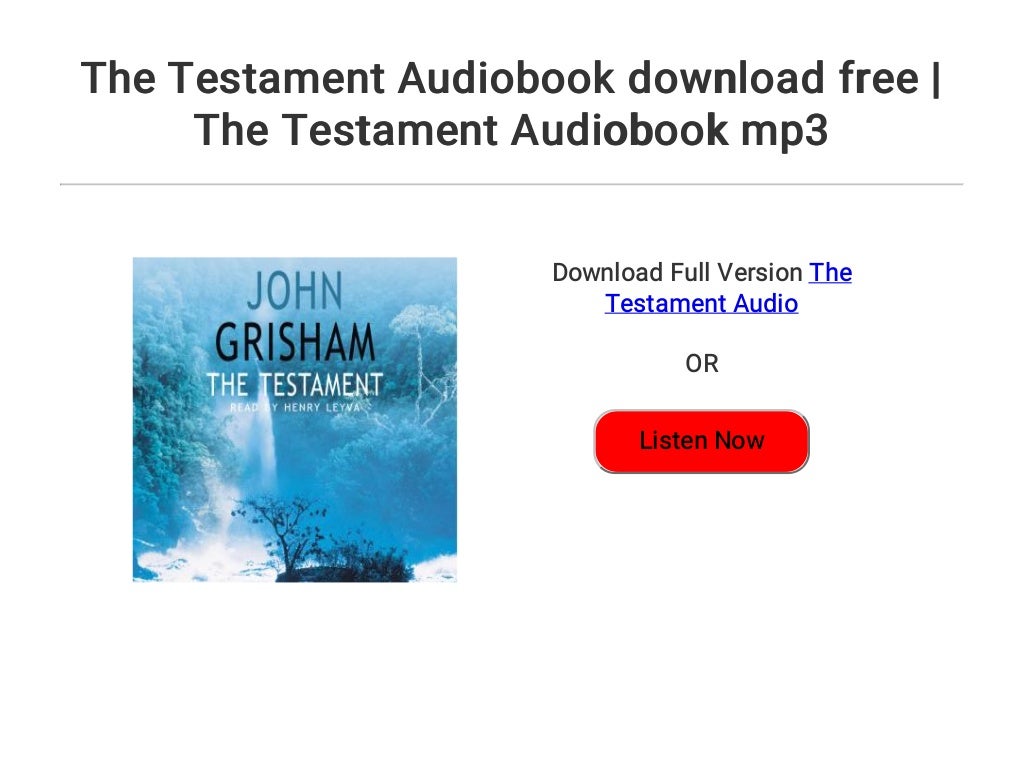 the testaments audiobook free download