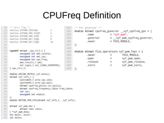 CPUFreq Definition
 