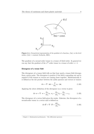 The theory of continuum and elasto plastic materials | PDF