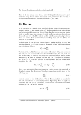 The theory of continuum and elasto plastic materials | PDF