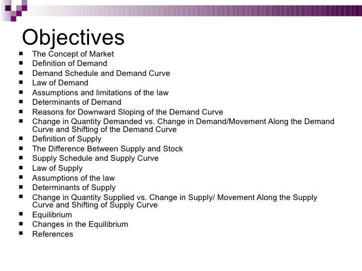 demand in economics definition concept