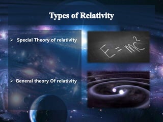 Presentation on the theory of relativity | PPTX