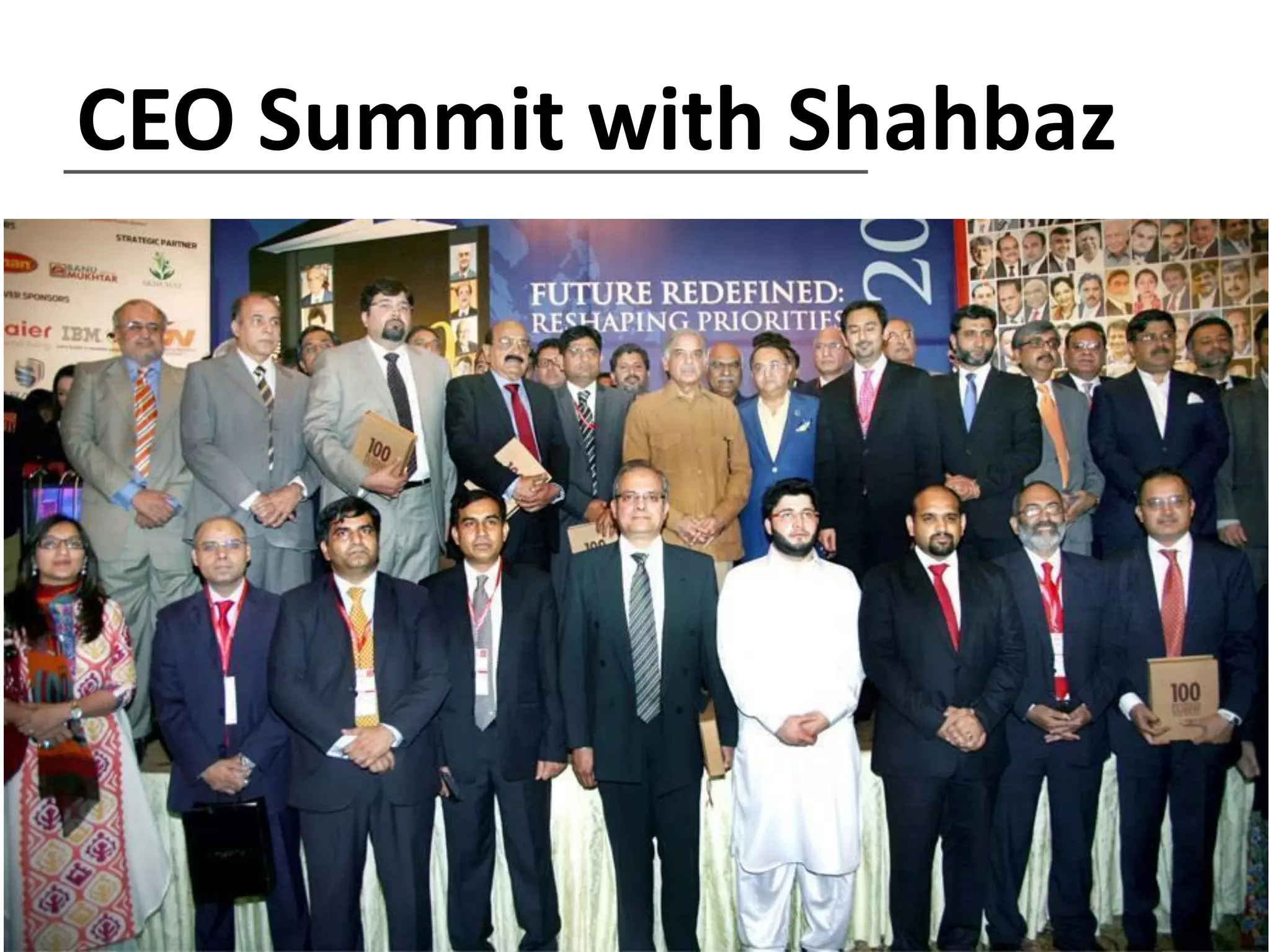 CEO Summit with Shahbaz

 