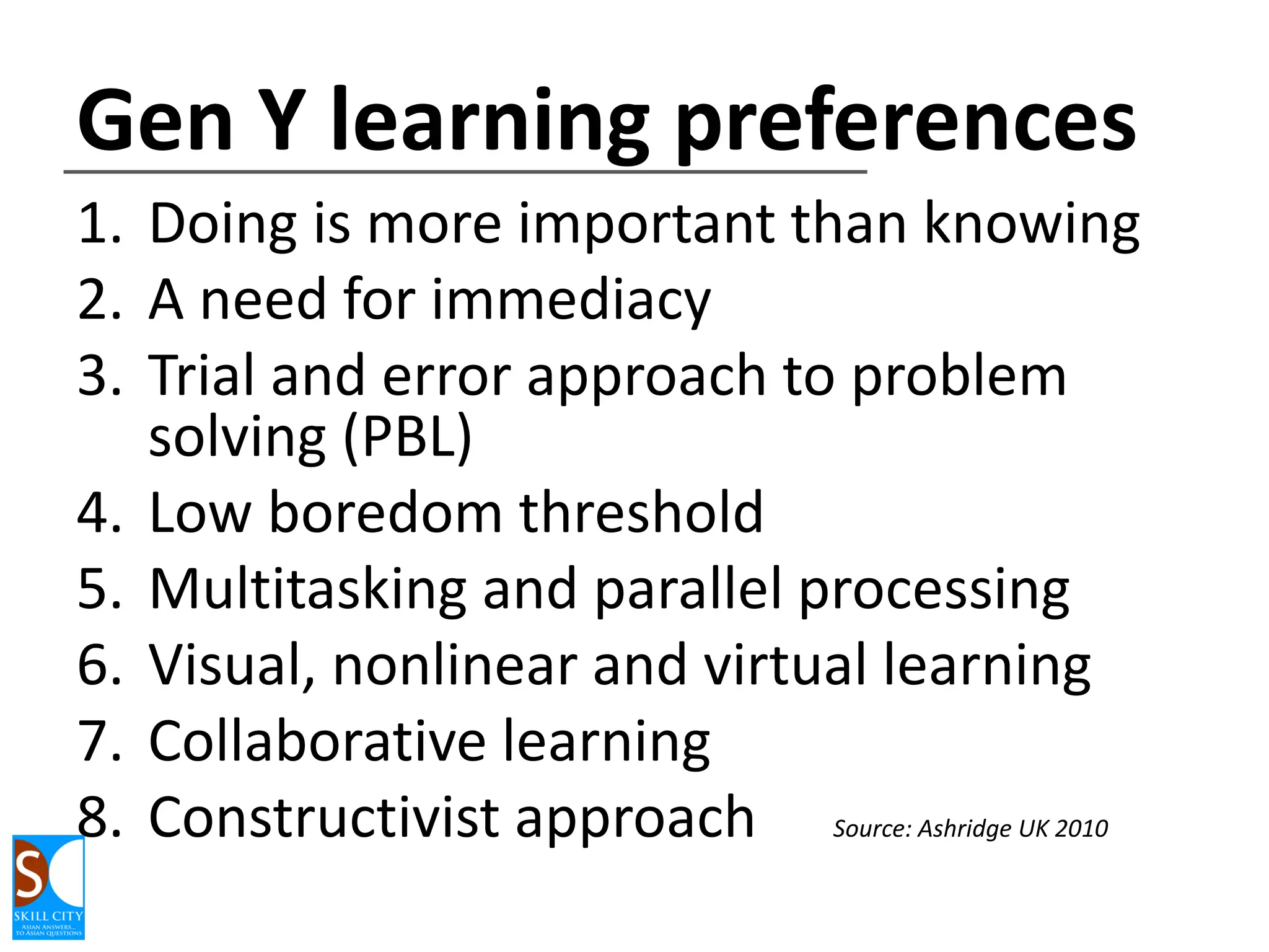 To increase…
• Will = find out
• Skill = The P word
what really excites • Practice. Practice.
you (OCD), make it
Practice.
your life’s purpose • Gladwell: 10,000
• Also, find out
hours of practice!
what’s holding you
back!

 