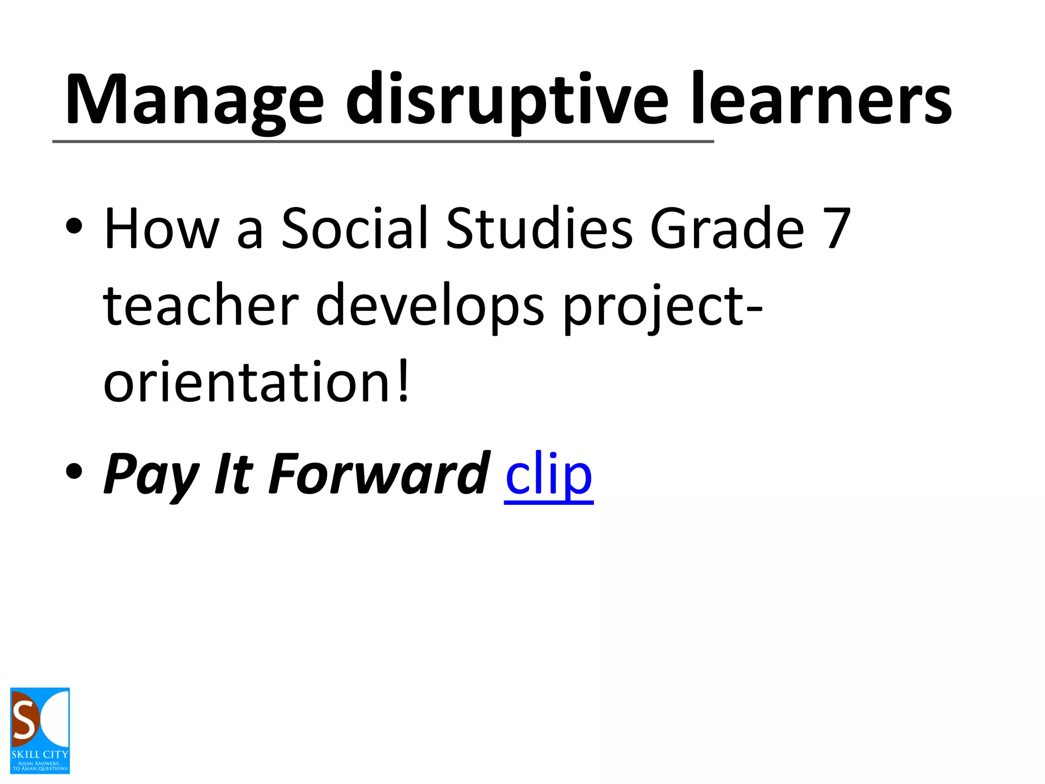 Part 3

How can we use this
learning as an educator?

 