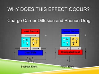 The thermo electric effect | PPTX