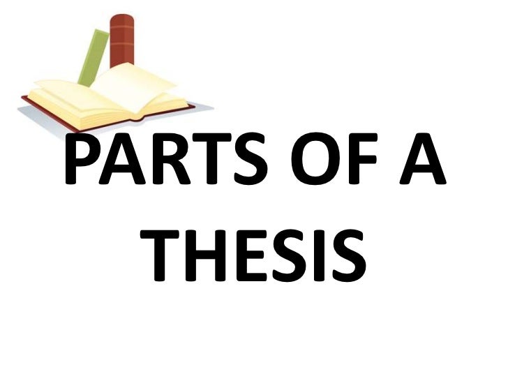 Chapter 3 thesis components