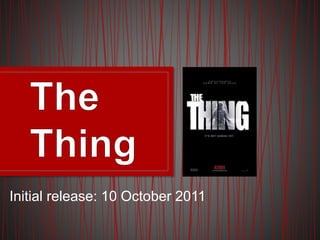 Initial release: 10 October 2011
 