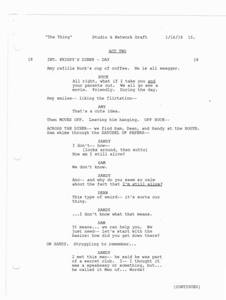 13.17 The Thing script | PDF