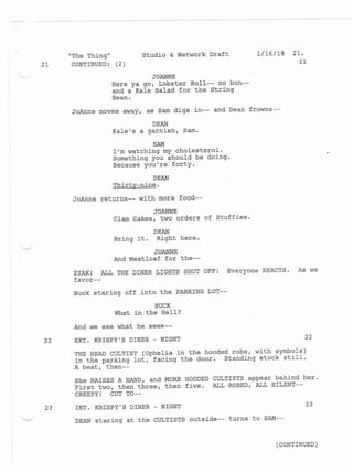 13.17 The Thing script | PDF