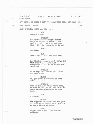 13.17 The Thing script | PDF