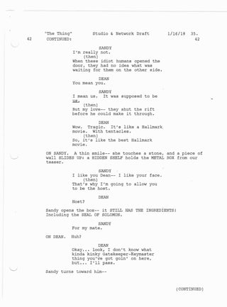 13.17 The Thing script | PDF